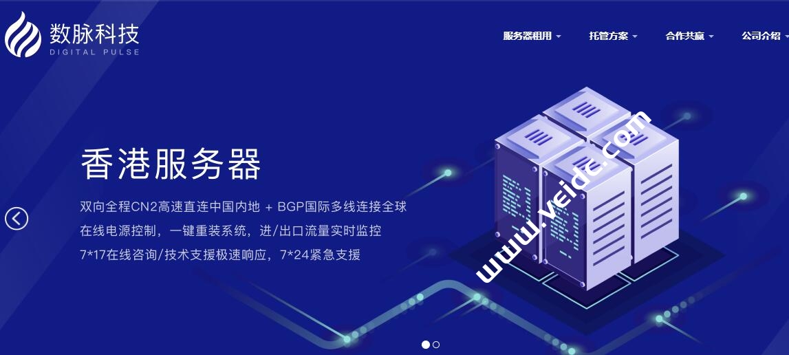数脉科技：2023年七夕特惠促销，E3-1230v2/16G/1TB HDD/240GB SSD/3个IP，带宽可选30Mbps BGP/15Mbps CN2BGP/10Mbps 华为混合网，月付250元起缩略图